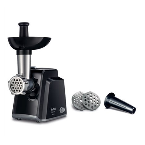 TEFAL | Meat mincer | NE105838 | Black | 1400 W | Number of speeds 1 | Throughput (kg/min) 1.7 | The set includes 3 stainless st